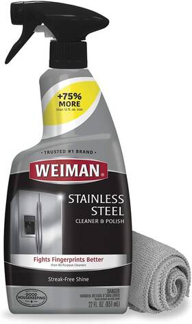 Products Llc. 744110221336 Stainless Steel Cleaner And Polish - Protects Appliances From Fingerprints L
