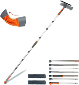 Professional Window Squeegee Cleaner 2 In 1 Shower With Extension