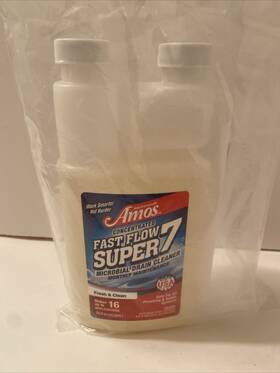 Super7 Professor Amos 717789440377 Prof. Fast Flow Concentrated Drain Cleaner With Microbes Fresh And Clean