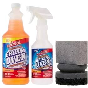 Professor Amos 717789440896 Concentrated Grill And Oven Foaming Cleaner Kit 32 Oz Citrus Zest