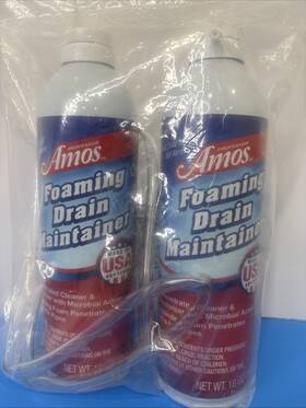 Professor Amos 717789441565 2x Lot - Foaming Drain Maintainer 18 Fl. Oz. Concentrate New