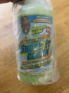 Professor Amos 717789442296 Shock It Clean Concentrate Multi-purpose Cleaner 32floz