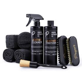 Proper Detailing Co. 600098499070 Car Leather Cleaner And Conditioner Clean Protect For Long Lasting Leath