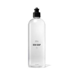 Public Goods 810049442262 Natural Dish Soap Kitchen Plant-based And Vegan Friendly Clear