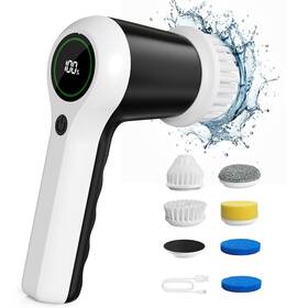 Puftem 331816972009 Spin Scrubber Cordless Shower With Battery Level Display 2 Speeds