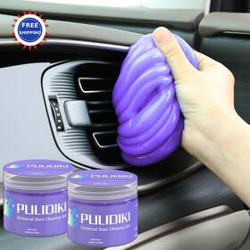 Cleaner-purple-2p Pulidiki Car Cleaning Gel Putty 2pack Interior Cleaner Dust Supplies Detailing