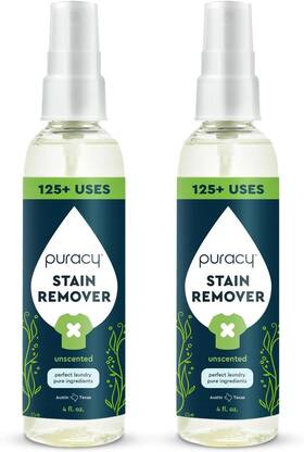 Psr04-24-1 Puracy Stain Remover Spray Natural Travel And Laundry Cleaner 4oz 2 Pack