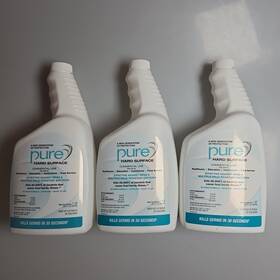 13973047 Pure Hard Surface Cleaner Apparel Accessories 32oz Lot Of 3