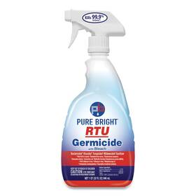21598638591 Pure Bright 32 Oz. Rtu Germicide With Bleach - Fresh 9/ct New