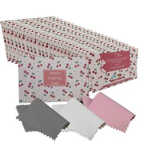 Purest Spring 714054984505 Cleaning And Polishing Cloths For Silver Gold Sterling Jewelry Clean