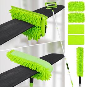 Qaestfy 933269499770 Ceiling Fan Cleaner Duster With 75ftft Extension Pole Flexible For Ceil