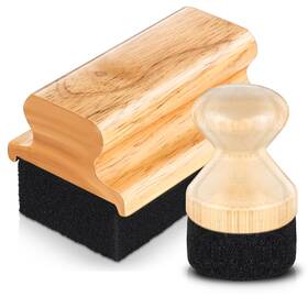 Qinyoung-sgsh155252 Qinyoung 2 Pcs Cutting Board Oil Wax Applicator Butcher Block Mineral Bru