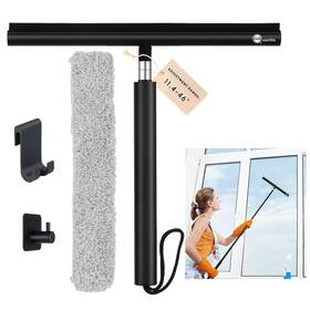 Qm-sq-01 Quanmin Shower Squeegee With Long Handle Window For Home Telescopic Ex