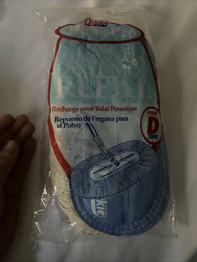 0674 Quickie Home Pro Natural Cotton Dust Mop Refill 067 065 Type D
