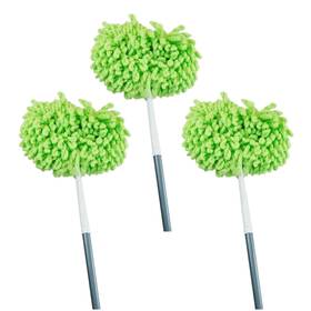 Quickie 071798700977 Lot Of 3 Microfiber Ceiling Fan Bulb Duster Cleaner 60 Inch Extension Handle