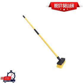 266fg Quickie Heavy Duty Jobsite Deck Scrub Brush Extra Cleaning Power Scrubber Brushes Tool