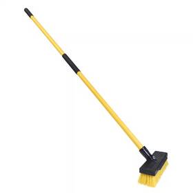 Quickie 313094886826 Heavy Duty Jobsite Deck Scrub Brush Cleaning Tools Equipment And