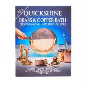 Quickshine 787269402942 Brass And Copper Clean Shine Bath 4 Sachets