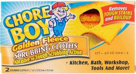Sns-022b Quidsi Chore Boy Golden Fleece Scrubbing Cloth 2 Ct-2 Pk