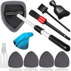 Qydipclin 027685988195 10pcs Windshield Cleaner Tool Car Window Cleaning Wash Kit With 4 Reusable M