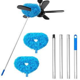 Od45os Qyyiguf Ceiling Fan Cleaner Duster Reusable Microfiber Blade Dust