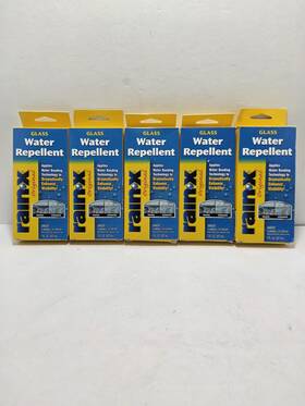 800002243 Rain-x Glass Water Repellent 7oz Lot Of 5 Original Windshield Treatment Car Care