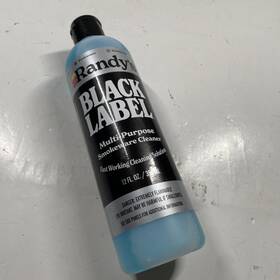 Randys 850004557051 Black Label Glass Metal Ceramic Cleaner 12 Fl. Oz New