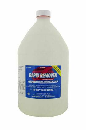 Rapid Tac 640361012832 Remover - 128 Oz Gallon Bottle Adhesive