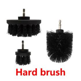 Rapidroo-shop 313032557559 Electric Drill Brush Attachment Set Power Scrubber Car Polisher Kitchen Ba