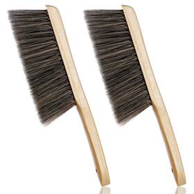 Gwb2bs Rbenxia 2 Pieces Wooden Handle Bench Brushes Horse Hair Soft Bristles Dust Brush