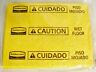 Rcp4253yel 4253yel Rubbermaid Commercial Pad Pads Yellow Black 086876162509