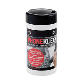 Rr1403 Read Right Phonekleen Wet Wipes Cloth 5 X 50 Tub