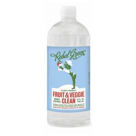 Rebel Green 897067002180 Fruit And Veggie Wash - Natural Produce Plant-based Vegetable Fru