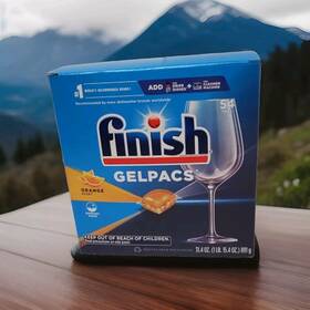 Reckitt Benckiser 051700848294 Finish 54 Gelpacs Deep Clean Quick Dissolve In Cleaning Power Orange Scent