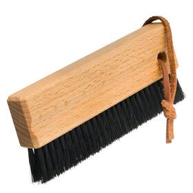 Redecker 037892312153 Fly Screen Brush Stiff Pig Bristle Oiled Beechwood Handle Leather Hanging
