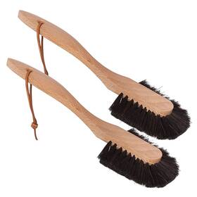 Redecker 037892500390 Oiled Beechwood Dish Brush With Curved Handle Set Of 2 101/2inch Long