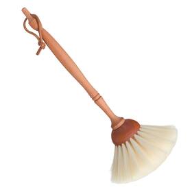 460134n Redecker Goat Hair Dust Brush With Oiled Pearwood Handle 131/2 Inches Natur