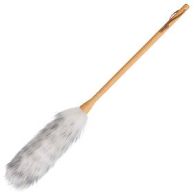 469970 Redecker Lambswool Natural Magnet Dust Cleaner 29.5 Inch Reusable Made In Belgium Soft Wool