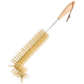 511093 Redecker Natural Pig Bristle Radiator Brush With Oiled Beechwood Handle 18-1/2-inches