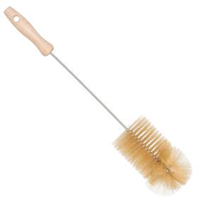 531038 Redecker Natural Pig Bristle Soda Bottle Brush 15inches Flexible Wire Handle Made In Germ