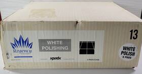 2152737 Regency 13 Inch Diameter Polishing Floor Pads - White 5 Total #2152737
