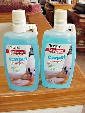05024 Regina 2 New Steemer Professional Cleaners Carpet Shampoos 15 Oz Cartridge Bott