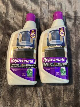 Rejuvenate 298408001099 Rejuvinate Outdoor Color Restorer 16oz For Fading Furniture 2 Bottles