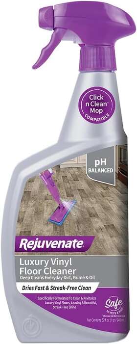 Rejuvenate 696579630719 Luxury Vinyl Floor Cleaner Gently Cleans And Revitalizes