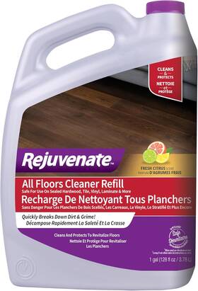 Hg-r55034 Rejuvenate All Floors Cleaner Refill Breaks Down Dirt And Grime Cleans Protects Floor