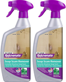 Rejuvenate Scrub Free Soap Scum Remover Shower Glass Door Cleaner Works On Ceram