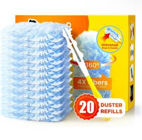 Rkp-se-02 Rekopi Heavy Duty Duster Refills For Swiffer 20 Count With Blue