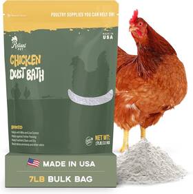 Reliant Pet 726084185449 Chicken Dust Bath - 7lbs Made In Usa Natural For Chickens Ideal Chi