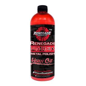 Renegade Products 619587994222 Usa Pro Red Liquid Metal Polish - Heavy Cut Aluminum High Luster On