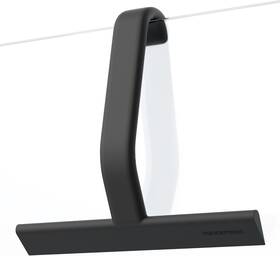 Replacify 313030582546 Shower Squeegee For Glass Doors 10 Inch Black Silicone With Built-in Hook Easy Use